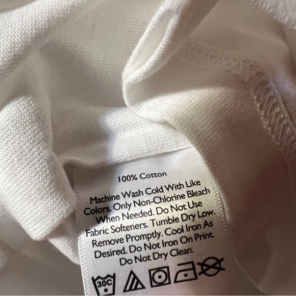 NWT Set of 3! Eddie Bauer White 100% Cotton Short Sleeve Tees Size XXL - Picture 4 of 6